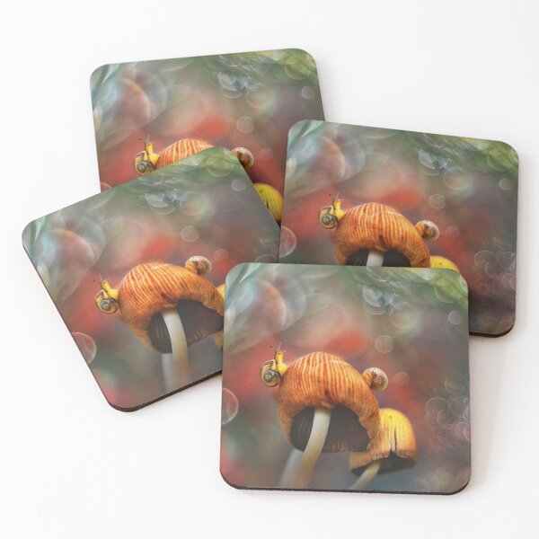 Item preview, The Secret Meeting: Golden Fungi Fine Art designed and sold by SoulArchitect.