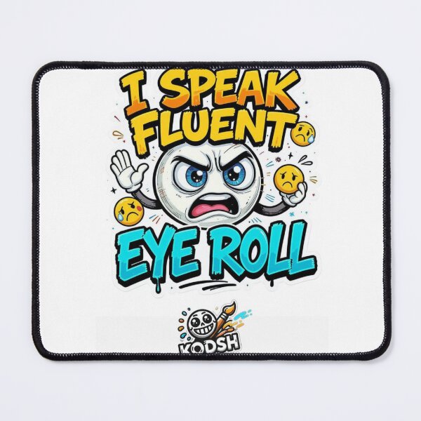 Item preview, I Speak Fluent Eye Roll | Bold Sarcasm Queen Tee designed and sold by Ulikedigital14.