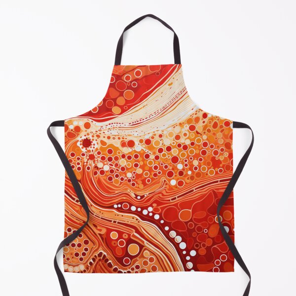 Item preview, Aboriginal Inspired Dot Art - Lava Lake designed and sold by GrinGalore.