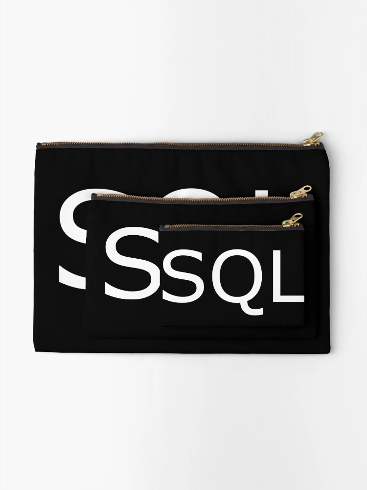 Thumbnail 2 of 4, Zipper Pouch, SQL- Computing Programming Programmer Design designed and sold by the-elements.