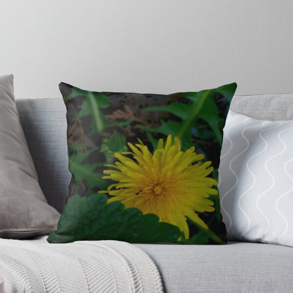 Item preview, Secret Meadow Wildflower - Close-up Yellow Dandelion and Leaves designed and sold by vikko-art.