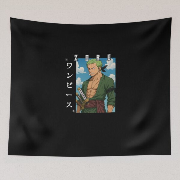 Item preview, Anime Samurai Swordsman – Three Sword Warrior designed and sold by aztra-art.
