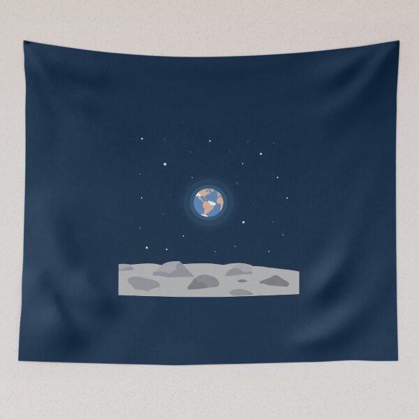 Item preview, Earth View From The Moon Surface designed and sold by alaoglu.