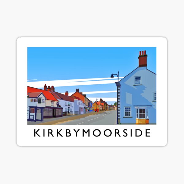 Kirkbymoorside Print Sticker