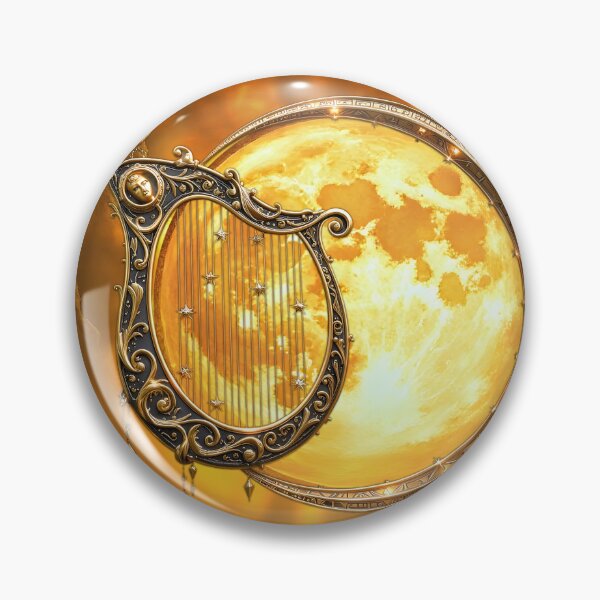 Item preview, Celestial Harp of the Golden Moon. designed and sold by nicky2342.