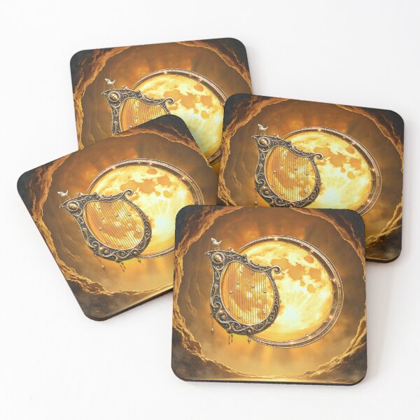 Item preview, Celestial Harp of the Golden Moon. designed and sold by nicky2342.