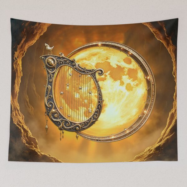 Item preview, Celestial Harp of the Golden Moon. designed and sold by nicky2342.