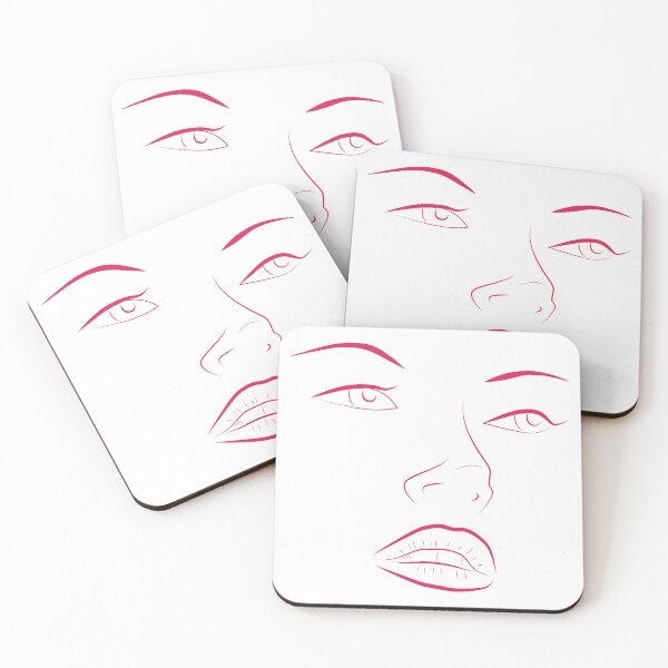 Item preview, The face line art designed and sold by Marcus Karlsson Säll.