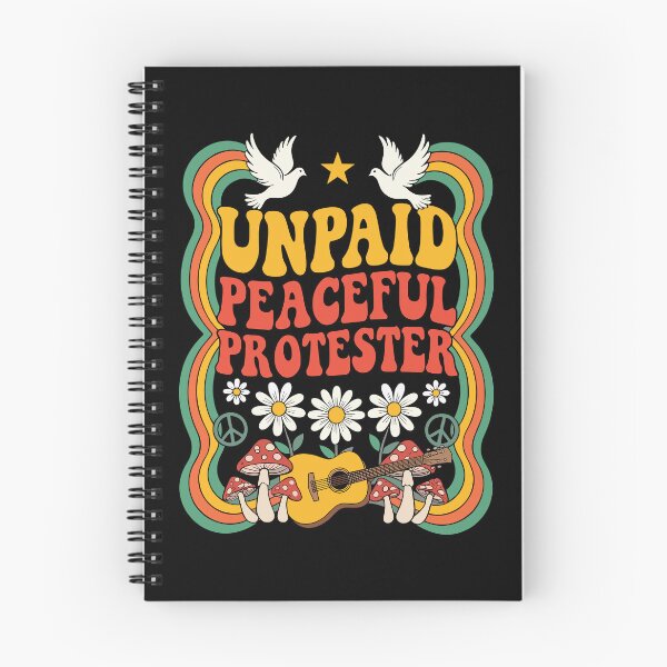 Item preview, Groovy Unpaid Peaceful Protester Boho Floral 90s Vibes designed and sold by RDGNR.