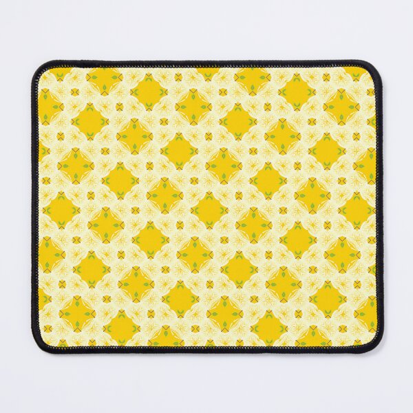 Item preview, Bright Yellow Geometric Floral Seamless Pattern Design designed and sold by bechtelargaret.