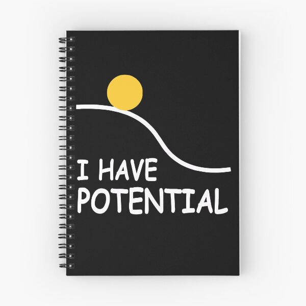 Item preview, I Have Potential Funny Science Bookish Space Men Women designed and sold by RDGNR.