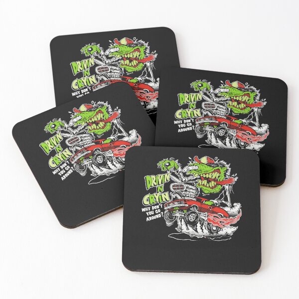 Item preview, Drivin N Cryin Why Don’t You Go Around Racing Rat Fink Motorcycle designed and sold by RDGNR.