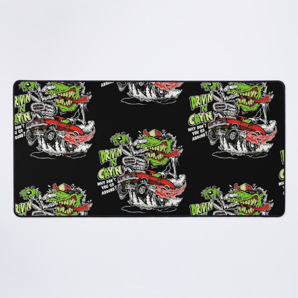 Item preview, Drivin N Cryin Why Don’t You Go Around Racing Rat Fink Motorcycle designed and sold by RDGNR.