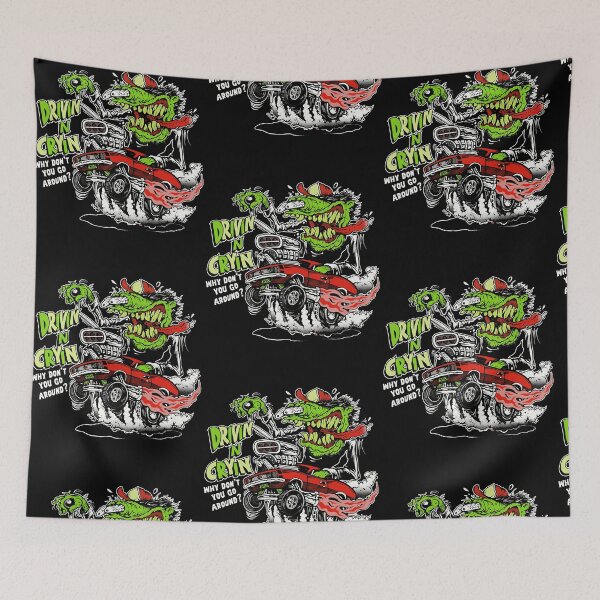 Item preview, Drivin N Cryin Why Don’t You Go Around Racing Rat Fink Motorcycle designed and sold by RDGNR.