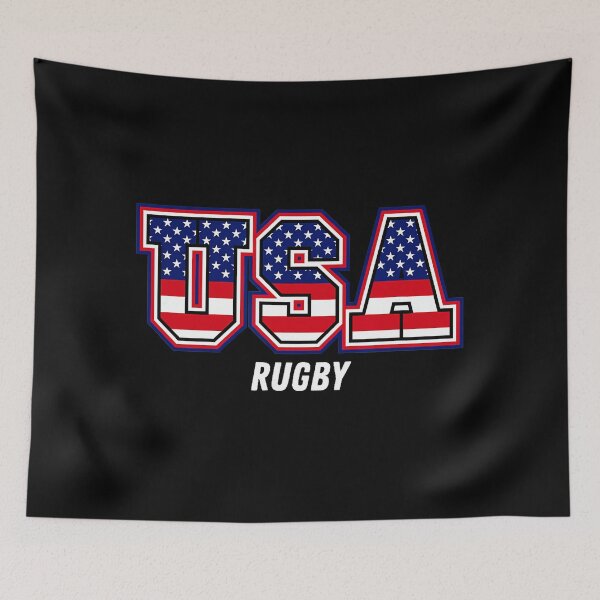 Item preview, USA Rugby Patriotic American Flag Sports  designed and sold by GabrieSketcham.