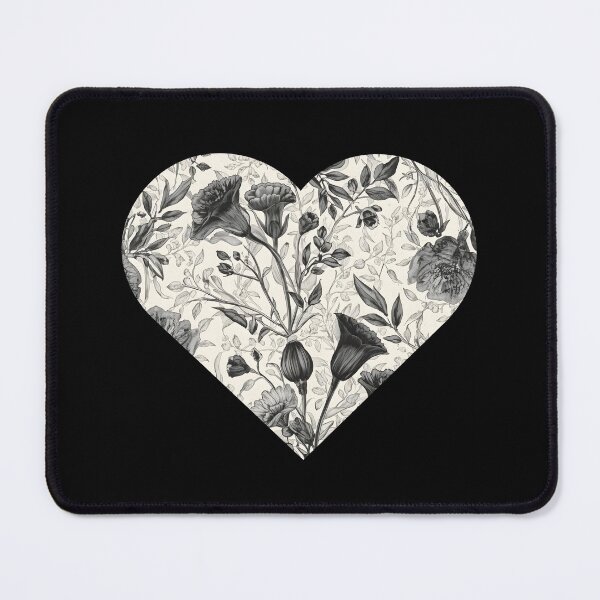 Item preview, Heart with vintage flowers designed and sold by uunaa.