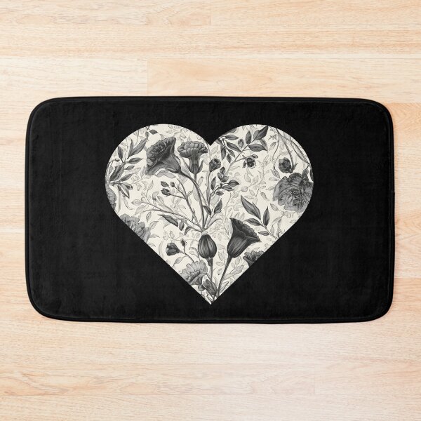 Item preview, Heart with vintage flowers designed and sold by uunaa.