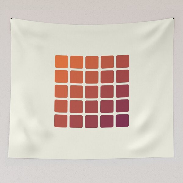Item preview, Gradient Grids - Sunset designed and sold by chrysalistw.