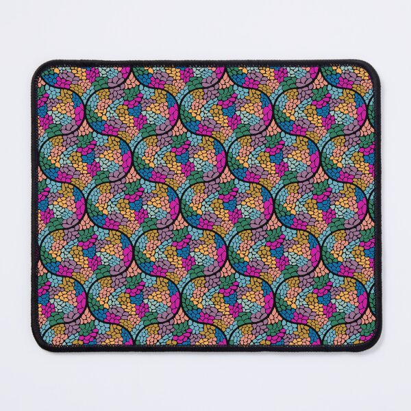 Item preview, Colorful ogee seamless repeating pattern designed and sold by SeamlessDsign.
