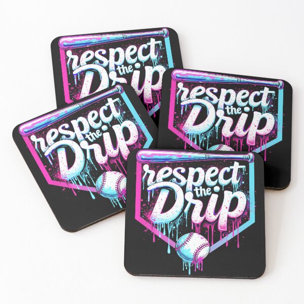 Item preview, Respect The Drip Baseball Ice Cream Drip designed and sold by miaa-artistshop.