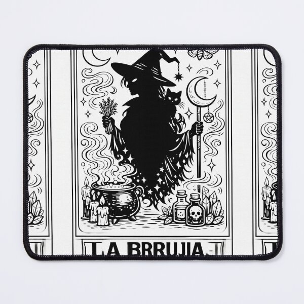 Item preview, La Bruja No. 13 – Witchcraft Tarot‑Style Art designed and sold by LuxuryApparels.