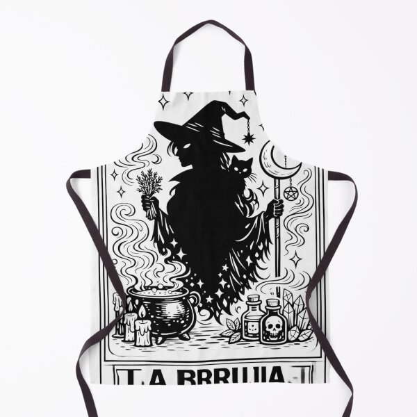 Item preview, La Bruja No. 13 – Witchcraft Tarot‑Style Art designed and sold by LuxuryApparels.