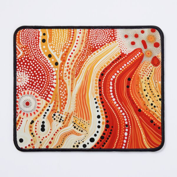 Item preview, Aboriginal Inspired Dot Art - With Red-Hot Lava designed and sold by GrinGalore.
