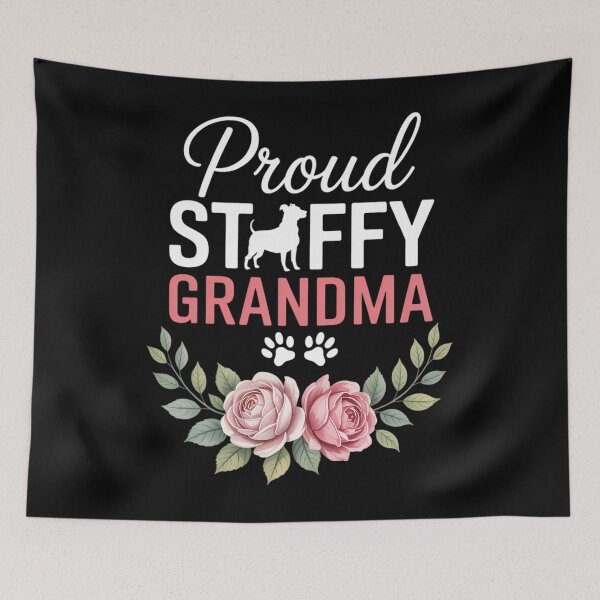 Item preview, Staffy Grandma Dog Lovers Women Dog Mom Mothers Day designed and sold by papertaless.