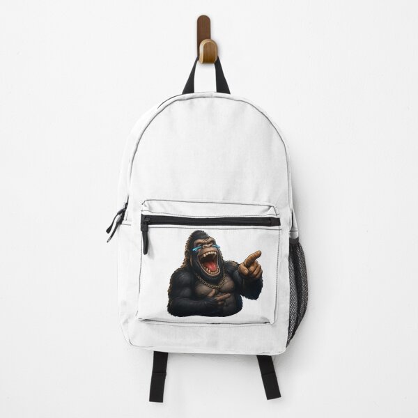 Item preview, Funny Laughing Gorilla Meme - Savage Ape Crying with Laughter Sticker designed and sold by JeevanStickers.