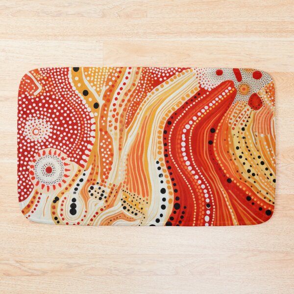 Item preview, Aboriginal Inspired Dot Art - With Red-Hot Lava designed and sold by GrinGalore.
