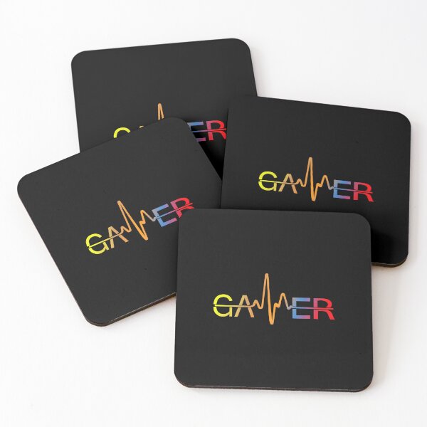 Item preview, Gamer Heartbeat Colorful ECG Gaming  designed and sold by FGTV2021.