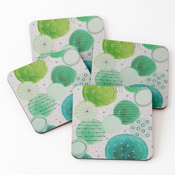Item preview, Abstract watercolor circles designed and sold by Zeewind.