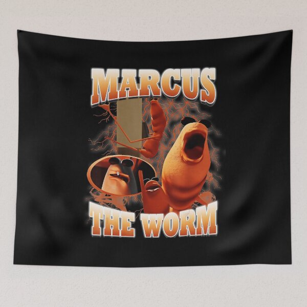Item preview, Marcus the Worm Funny Meme Weird Character  designed and sold by tadmercado.