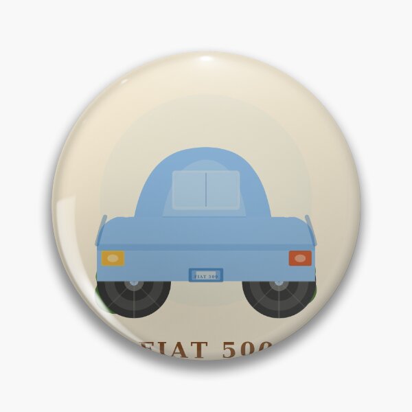 Item preview, Fiat 500 Italian Car Vintage Art Print designed and sold by CINCINNA.