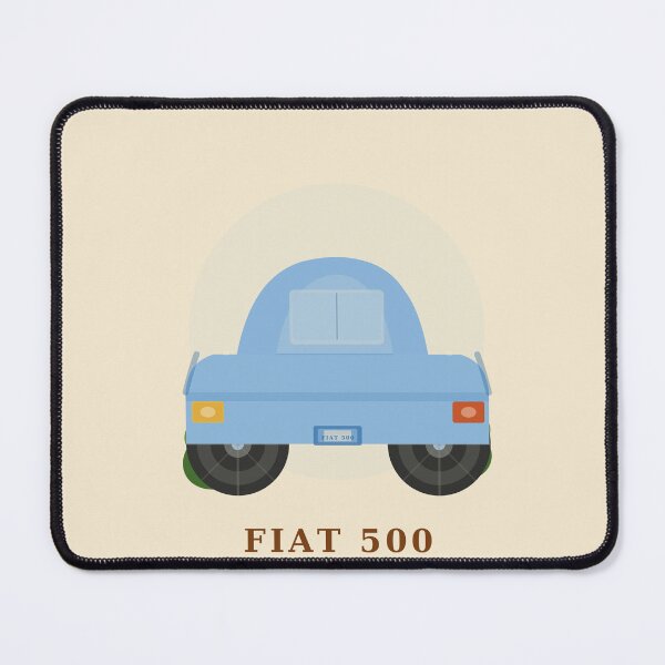 Item preview, Fiat 500 Italian Car Vintage Art Print designed and sold by CINCINNA.