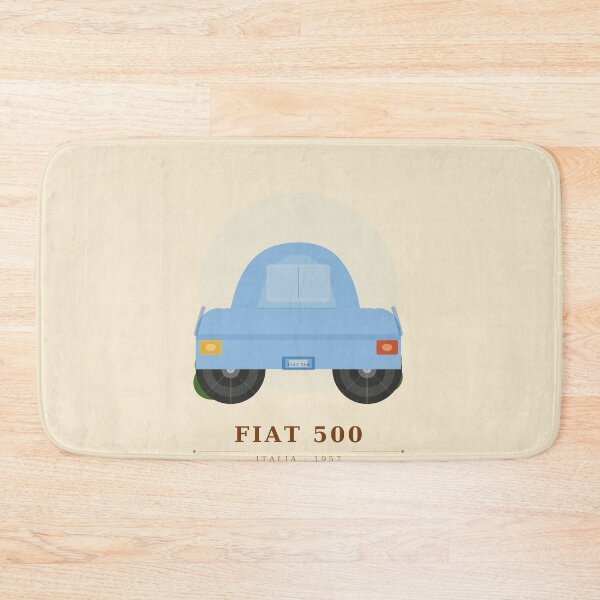 Item preview, Fiat 500 Italian Car Vintage Art Print designed and sold by CINCINNA.