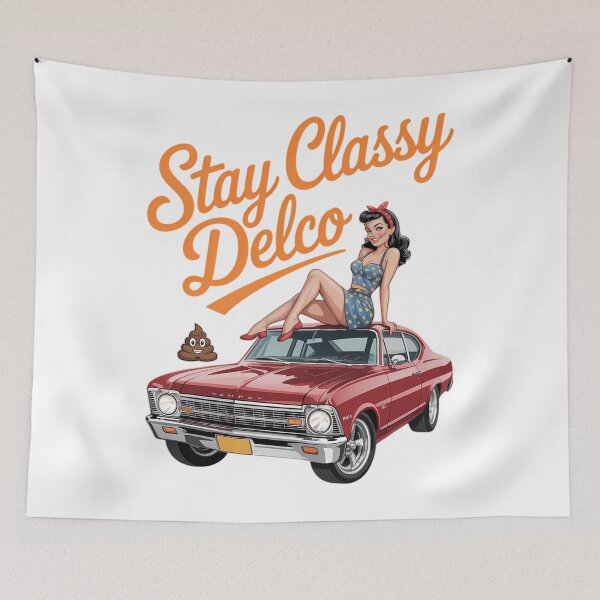 Item preview, Stay Classy Delco, Delaware County, Poop, Humor designed and sold by papertaless.