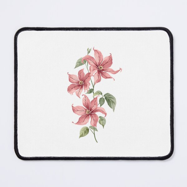 Item preview, Pink Clematis Watercolors designed and sold by uunaa.