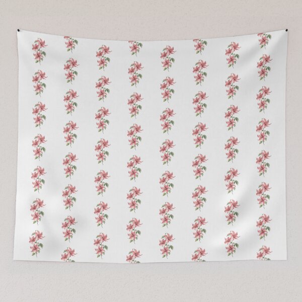 Item preview, Pink Clematis Watercolors designed and sold by uunaa.