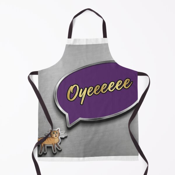 Item preview, Funny Orange Cat with Purple Speech Bubble designed and sold by GouravArts.