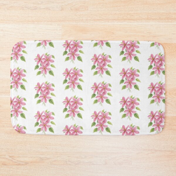 Item preview, Pink Clematis Watercolors designed and sold by uunaa.