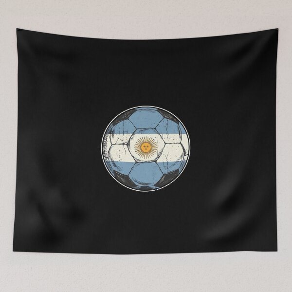 Item preview, Argentina Soccer Vintage Ball designed and sold by dudelinart.