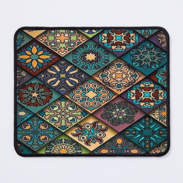 Item preview, Colorful Vintage Decorative Tile Pattern Artwork designed and sold by NivyasArtistry.