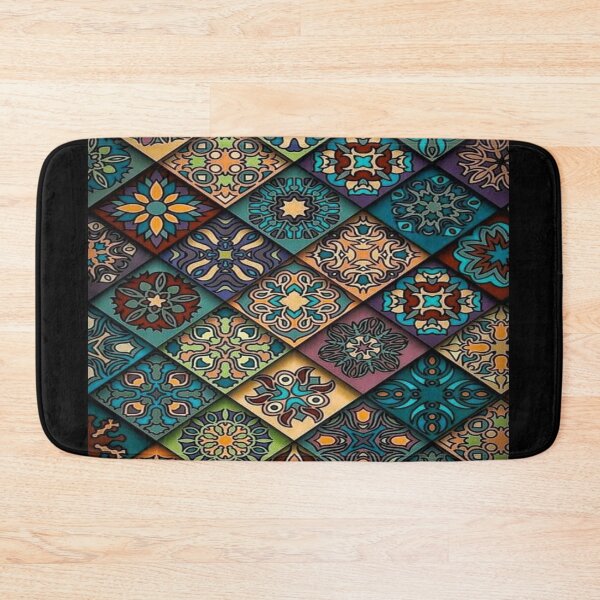Item preview, Colorful  Vintage Decorative Tile Pattern  Artwork   designed and sold by NivyasArtistry.