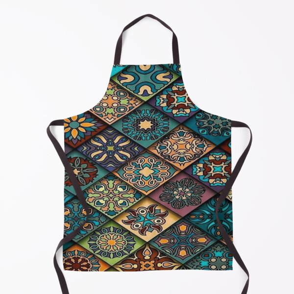 Item preview, Colorful Vintage Decorative Tile Pattern Artwork designed and sold by NivyasArtistry.