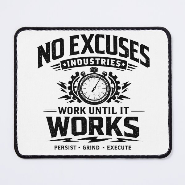 Item preview, No Excuses Industries Work Relentless designed and sold by the-dovlat.