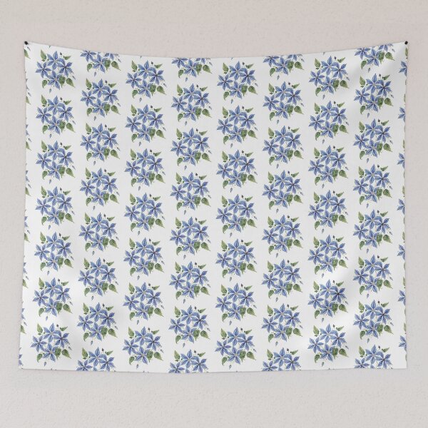 Item preview, Blue Clematis Watercolors designed and sold by uunaa.