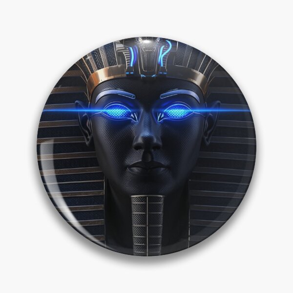 Item preview, Cyber Pharaoh - Electric God King designed and sold by THEARTCURATİON .