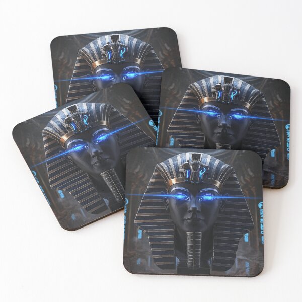 Item preview, Cyber Pharaoh - Electric God King designed and sold by THEARTCURATİON .