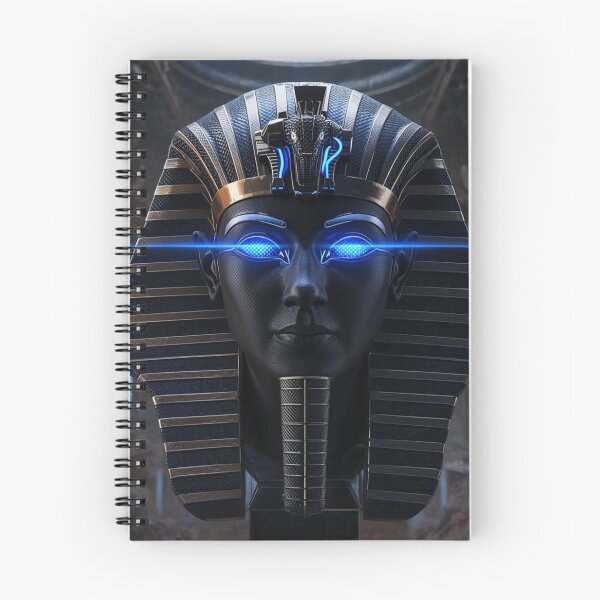 Item preview, Cyber Pharaoh - Electric God King designed and sold by THEARTCURATİON .